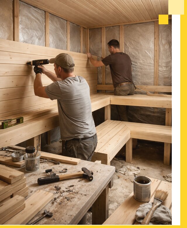 Профессиональная отделка бань и саун под ключ в Чапаевске