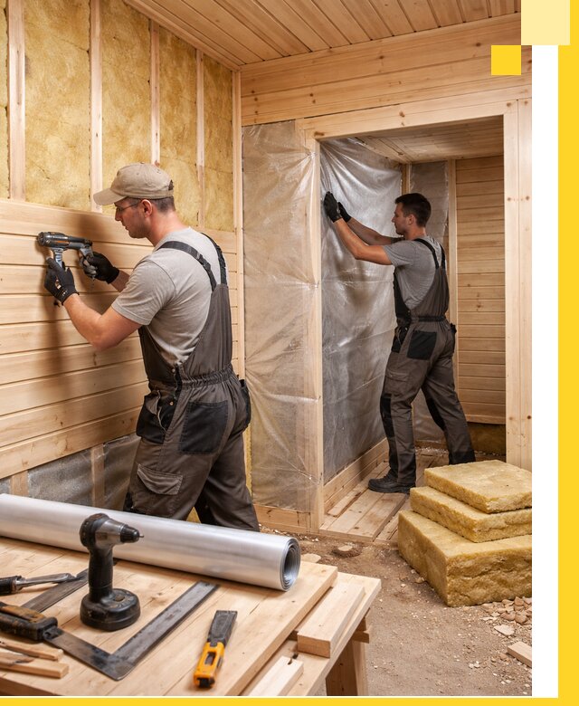 Бани под ключ в Чапаевске с проектом и полным монтажом