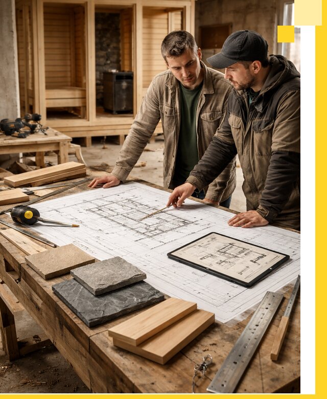 Проекты бань под ключ и планы строительства в Чапаевске