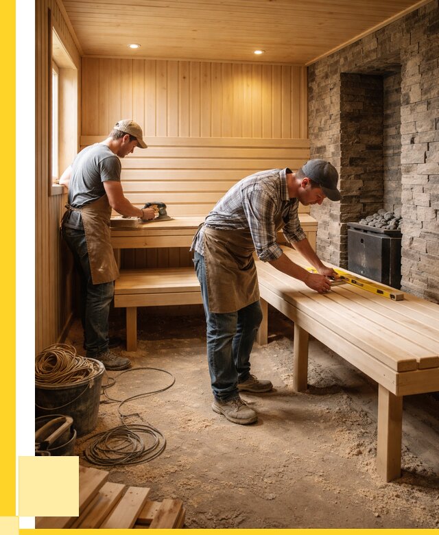 Отделка бани в Чапаевске: внутренняя отделка от 3065 р. | ЭриданЧпв