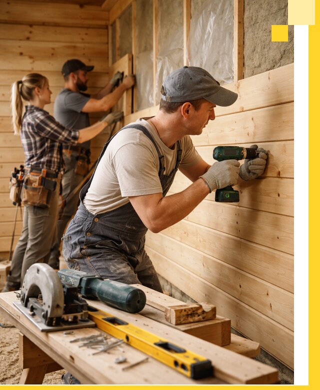 Обшивка бань под ключ в Чапаевске: отделка стен и потолков