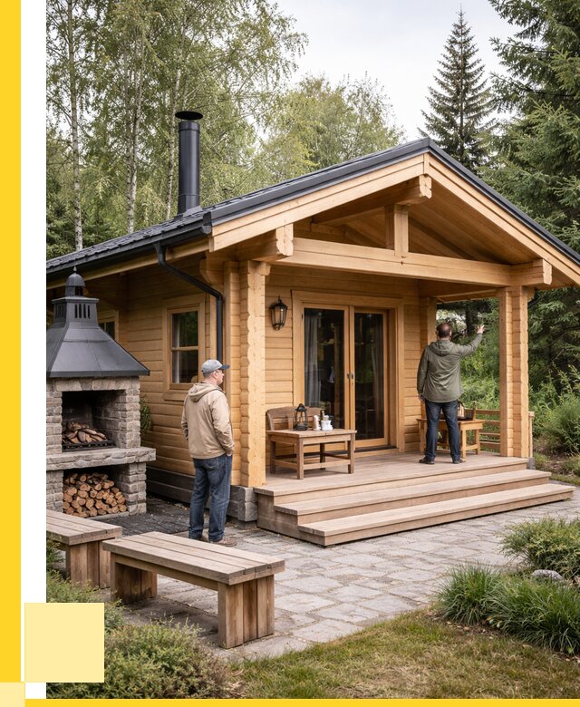 Деревянные бани под ключ в Чапаевске от 459675 р. | ЭриданЧпв