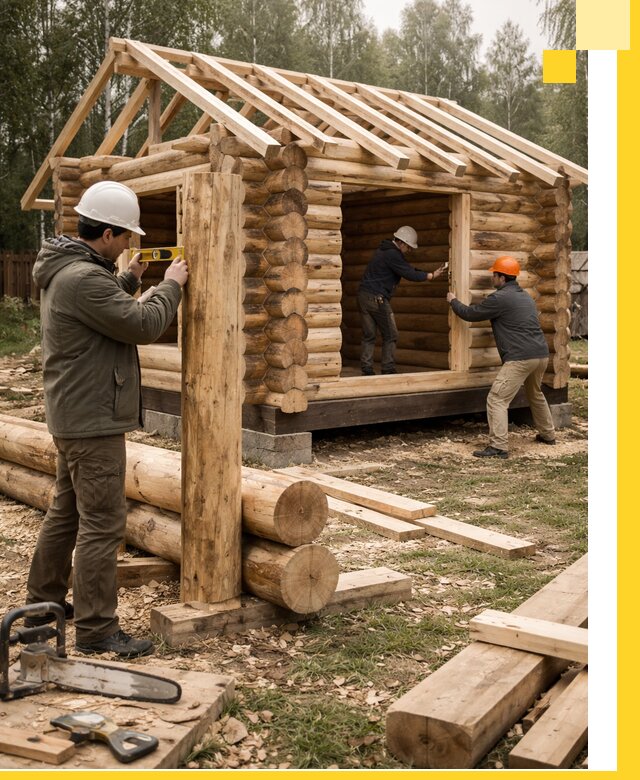 Строительство бань для дачи под ключ в Чапаевске с доставкой и монтажом