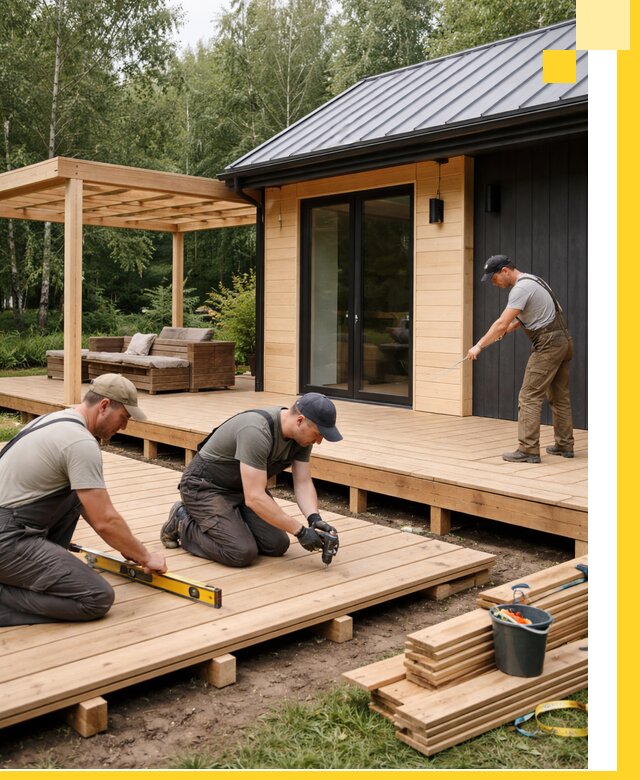 Строительство бань с террасой и бассейном под ключ в Чапаевске