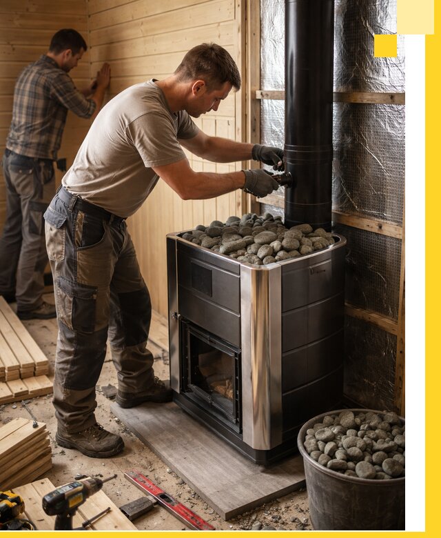 Проектирование и строительство парилок для бани в Чапаевске под ключ