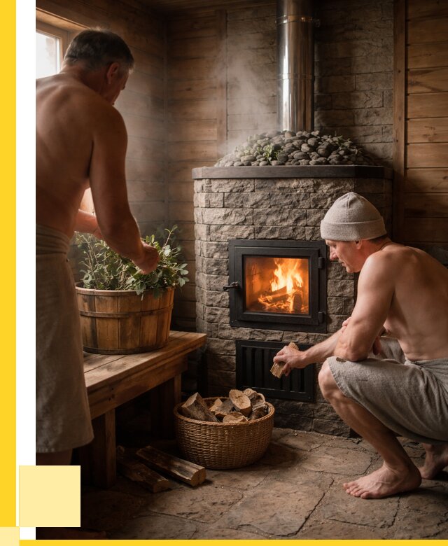 Банные печи под ключ в Чапаевске от 45968 р. | ЭриданЧпв кирпичная