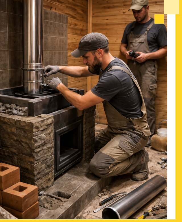 Изготовление и установка банных печей под ключ в Чапаевске