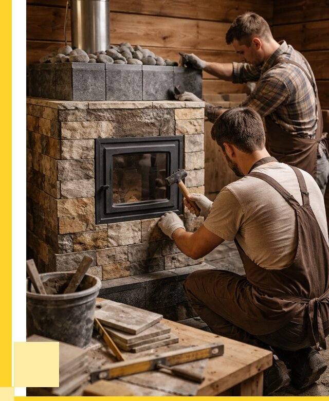 Облицовка банной печи в Чапаевске от 15323 р. | ЭриданЧпв