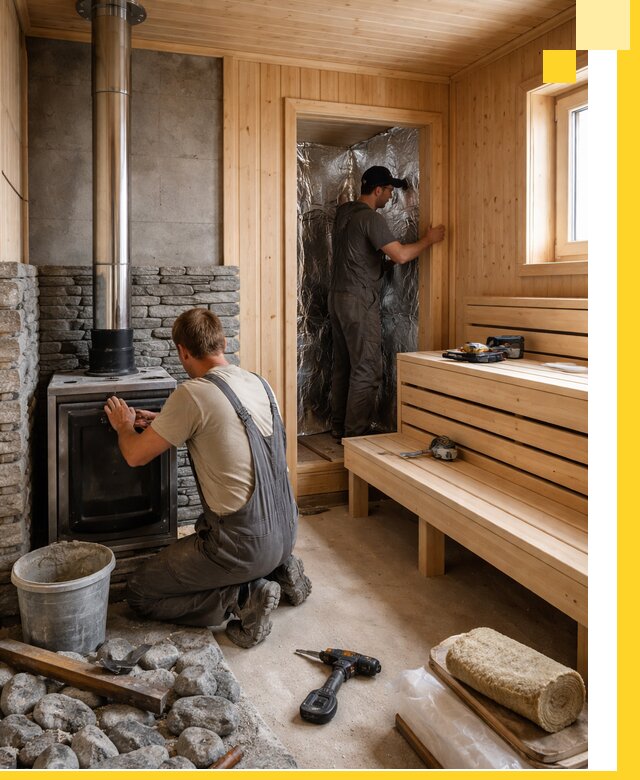 Строительство и изготовление бань под ключ в Чапаевске