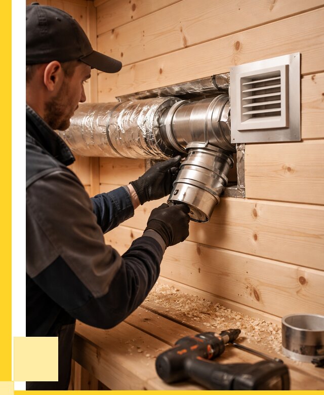 Монтаж вентиляции бани в Чапаевске от 12258 р. | ЭриданЧпв