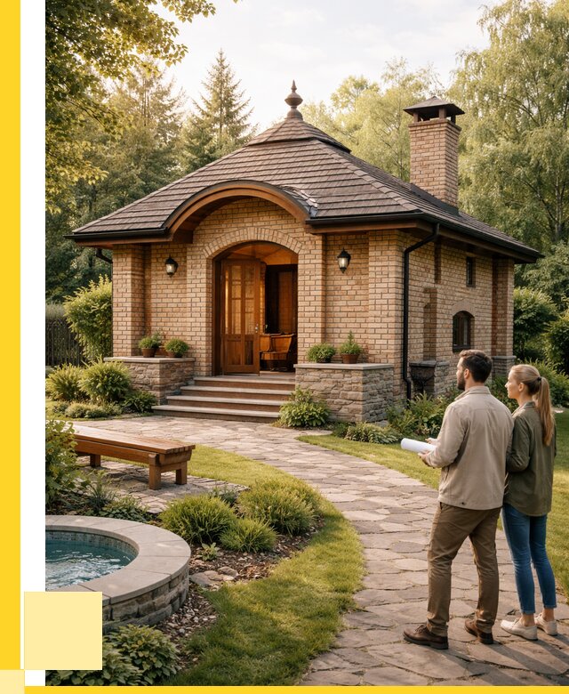 Проект кирпичной бани в Чапаевске от 30645 р. | ЭриданЧпв