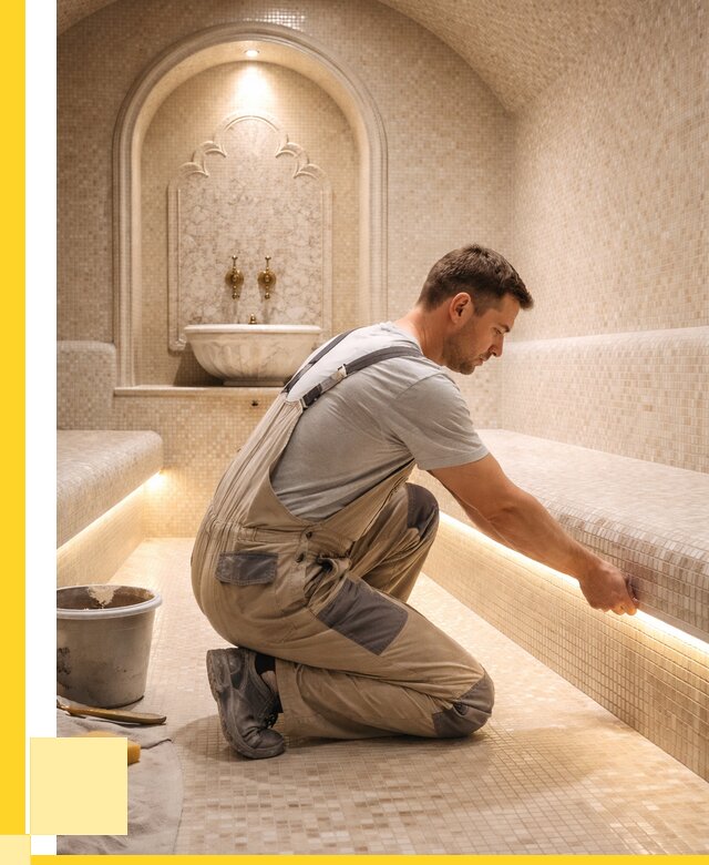 Отделка хамамов под ключ в Чапаевске от 5618 р. | ЭриданЧпв