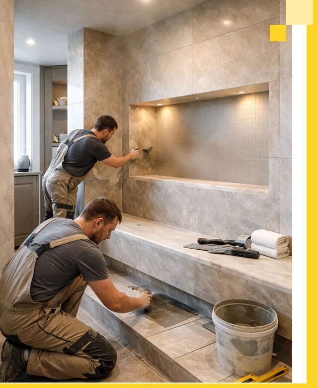 Профессиональное строительство хамама в квартире в Чапаевске