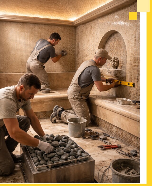 Проектирование и строительство хамама и сауны в Чапаевске