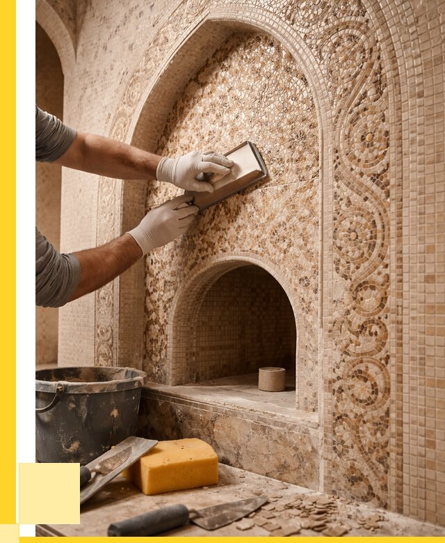 Мозаика для хамама в Чапаевске под ключ от 5108 р. | ЭриданЧпв