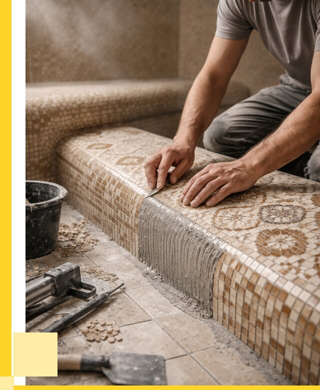 Плитка для хамама под ключ в Чапаевске от 3575 р. | ЭриданЧпв