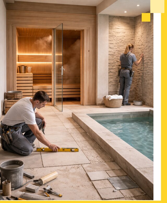 Комплексный дизайн и отделка интерьеров SPA под ключ в Чапаевске